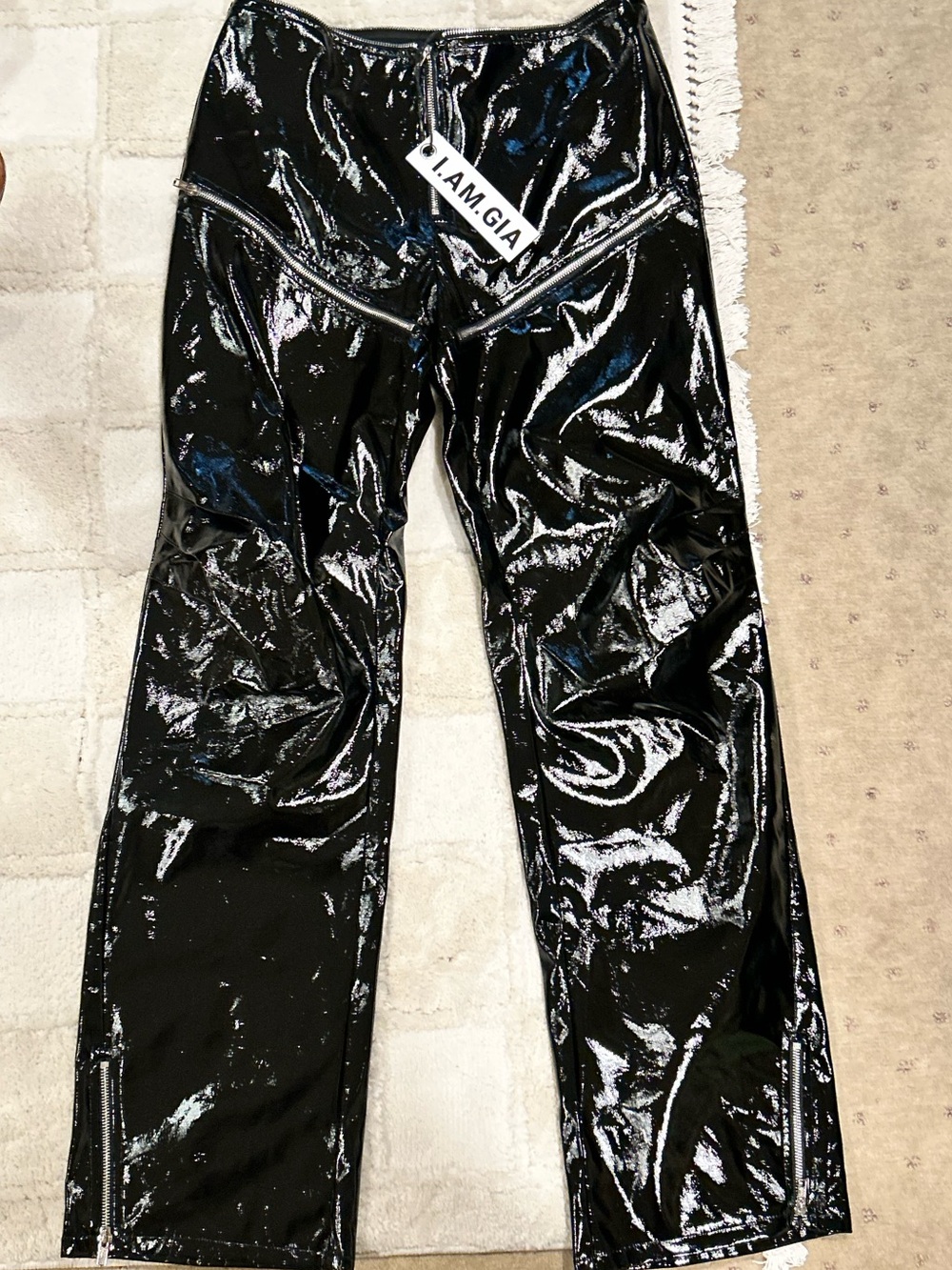 NWT I.AM.GIA Black Isla Pant SIZE:LARGE - Picture 4 of 12